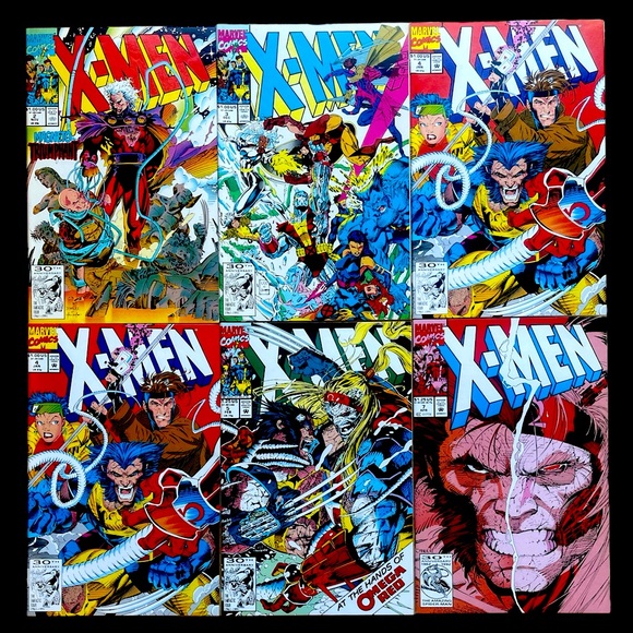 Marvel Comics X-MEN #2 3 4 (x2) 5 & 7 Wolverine Jim Lee 6-Comiv Lot - Picture 1 of 1
